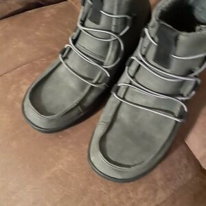 Hey Dude Women's Gray Ankle Boots